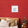 Stupell Industries Ice Skating Bunny with Star Framed Print Under Glass Art - 3 of 4
