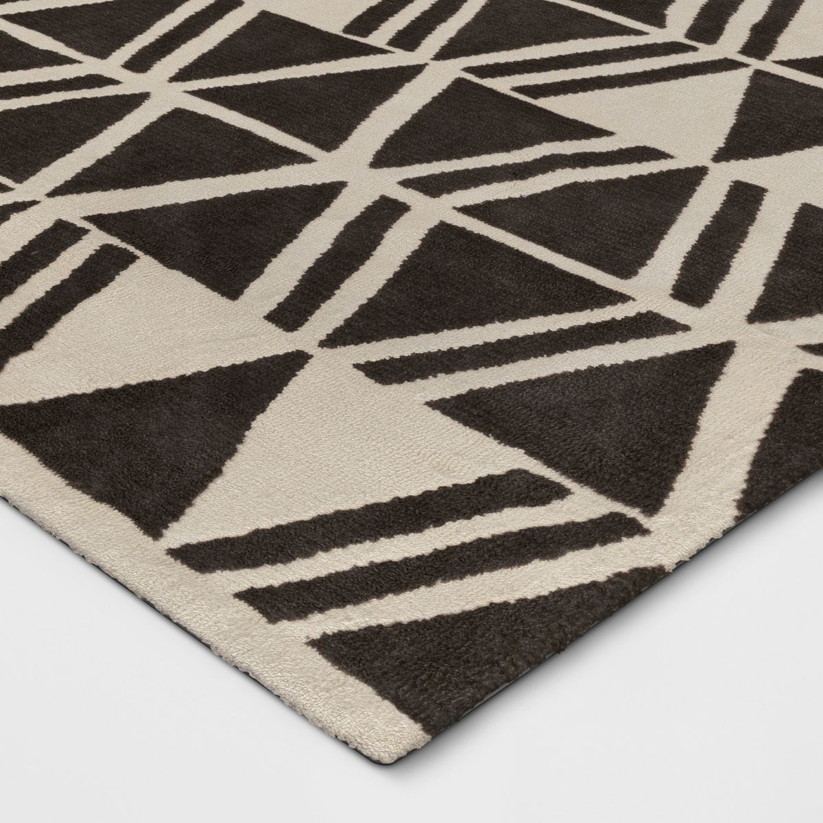 Microplush Geo Knitted Area Rug - Threshold™ - thumbnail 2