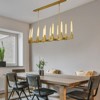 CityFurn 12-Light Kitchen Island Modern Linear Chandelier - 4 of 4