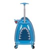 Rockland Jr. Kids' My First Hardside Spinner LuggageTelescoping Handles Shark Carry-On 19-Inch - 2 of 4