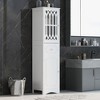 NicBex 63.8" Modern Matte Finish Bathroom Cabinet with Adjustable Shelves,2 Doors&1 Drawer,Freestanding Storage Cabinet for Bathroom - 2 of 4