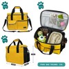 PetAmi Dog Travel Bag, Pet Supplies Organizer with Pockets, Food Container Collapsible Bowls, Gift Accessories Weekend Camping - 2 of 4