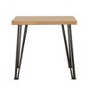 24" End Table with Live Edge Acacia Wood Top and Hairpin Legs ¨C Perfect for Living Room or Den - 4 of 4