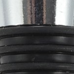 black, white, silver tone