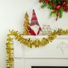 Northlight Snow Blush Wide Cut Tinsel Commercial Christmas Garland - 50' x 3" - Gold - Unlit - 2 of 4