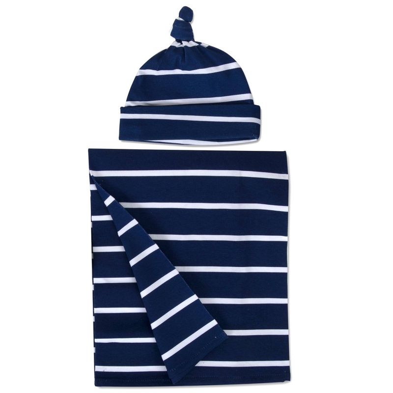 Baby Essentials Swaddle Blanket and Cap, 2 of 4