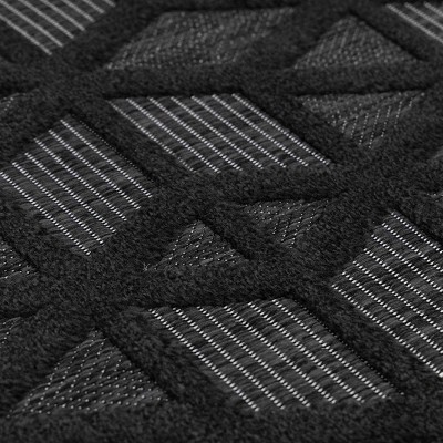 Hauteloom Nuri Black Outdoor Rug