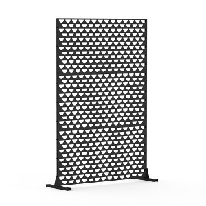 Outdoor Screen Metal Screen DIY Fence Freestanding Divider Decorative Fence Screen And Panels - 1 of 4