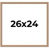 PosterPalooza | Photo Size Deco Brown Picture Frame - UV Acrylic, Foam Board Backing, Hanging Hardware - 2 of 4