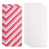 10ct 20"x20" Christmas Tissue Paper Candy Cane Stripe and White - 3 of 4