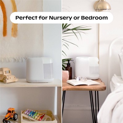 Canopy Mist Free Evaporative 4 in 1 Humidifier with Settings, Optional Night Light, White Noise Machine & Aroma Diffusion, 2.5ltr - White — detail 7
