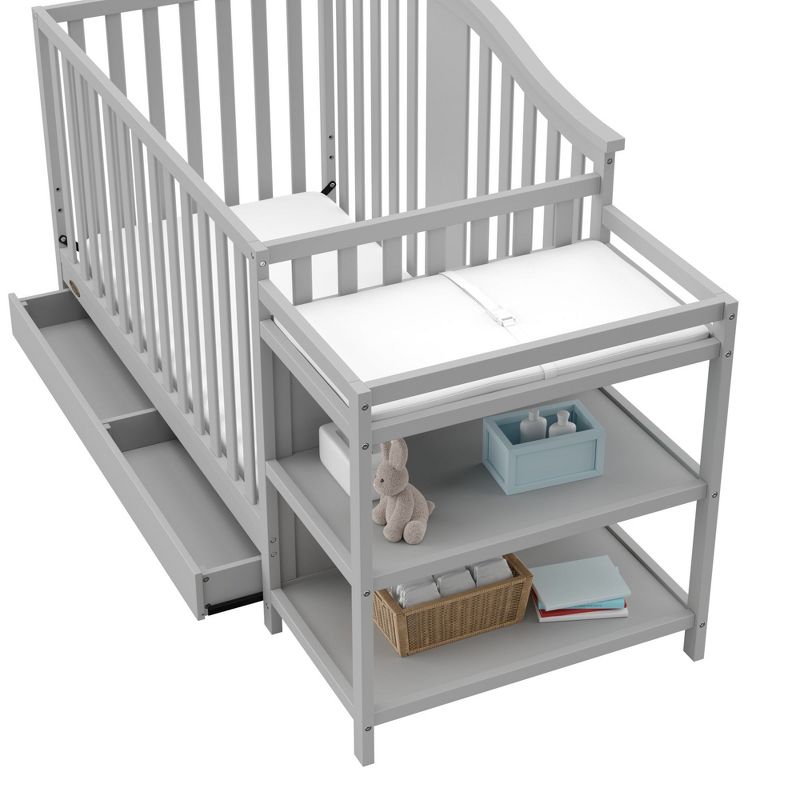 Graco Solano 5-in-1 Convertible Crib and Changer with Drawer, 6 of 11