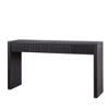 YUHAO 59" Modern Black Console Table with 4 Drawers, Entryway Table with Storage - 4 of 4
