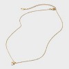 14K Gold Dipped Pearl Cluster Pendant Necklace and Stud Earring Set 2pc - Gold - 2 of 4
