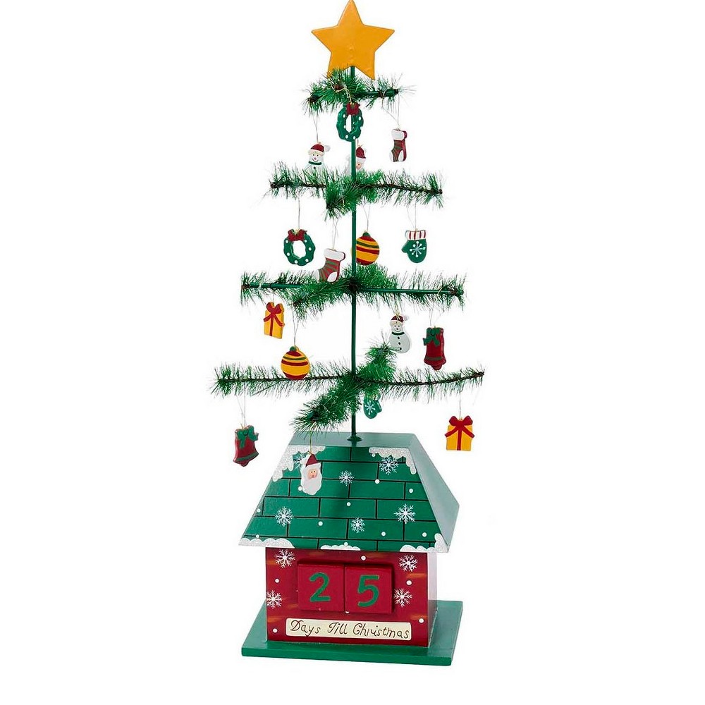 UPC 086131317002 product image for Christmas Tree Calendar with Ornaments, Multi-Colored | upcitemdb.com