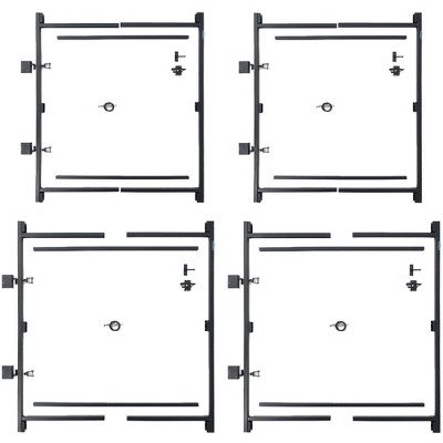 Adjust-A-Gate Build Kit, 60"-96"(2 Pack) w/ Gate Building Kit, 36"-60" (2 Pack)