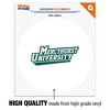 Mercyhurst University Secondary Logo Automotive Car Window Locker Circle Bumper Sticker - 3 of 4
