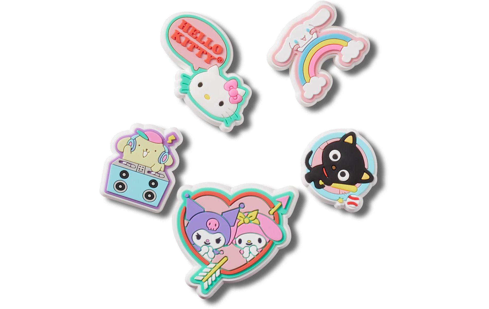 Crocs Jibbitz Hello Kitty & Friends Sanrio Shoe Charms 5-Pack