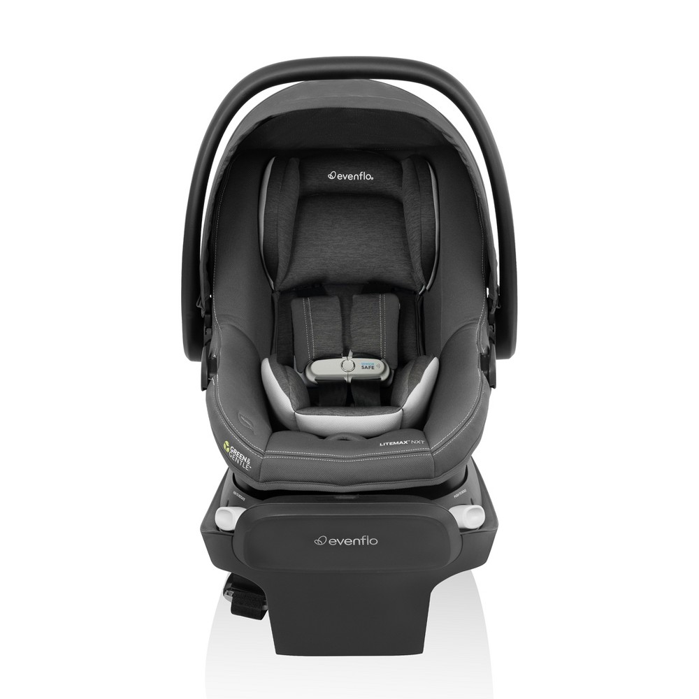Evenflo Revolve180 LiteMax Rotating Infant Car Seat with Green & Gentle - Anchor Gray -  94286883