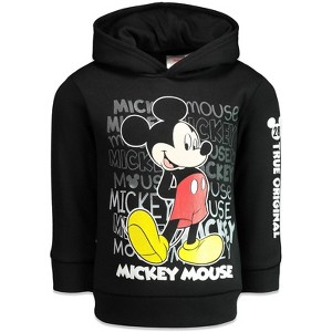 Disney Mickey Mouse Goofy Donald Duck Fleece Pullover Hoodie Infant to Big Kid - 1 of 4