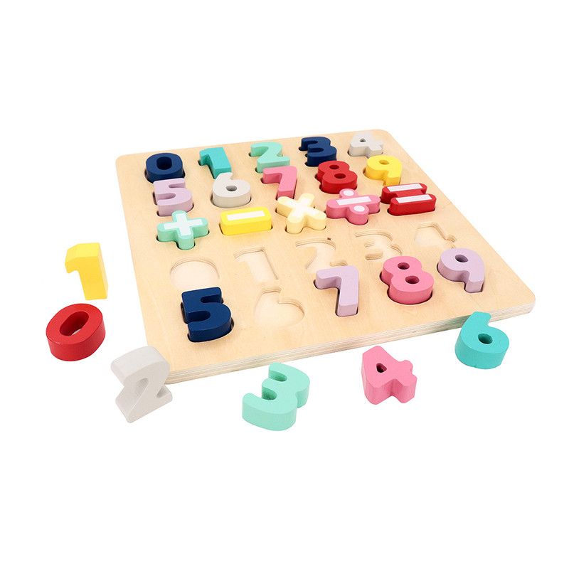 Leo & Friends Wooden Chunky Number Math Puzzle, 2 of 8
