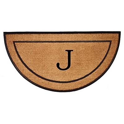 Calloway Mills 106573672J The General Monogram Doormat, 24" x 36", Letter J