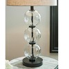 Signature Design by Ashley Airbal Contemporary 29.38" Glass Table Lamp, Set of 2, Black & Clear - 4 of 4