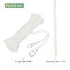 Unique Bargains Hollow Braided Polypropylene Anchor Rope with Hook for Marine Life Boat - 2 of 4