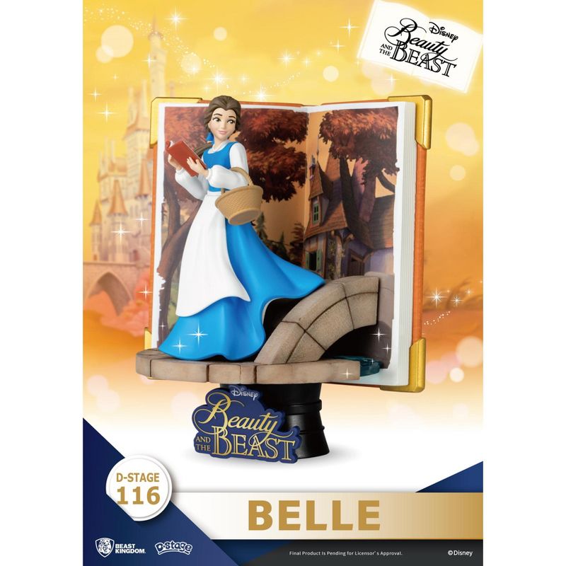 DISNEY Diorama Stage-116-Story Book Series-Belle (D-Stage), 2 of 6