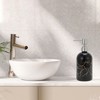 Unique Bargains Durable Cylinder Marble Soap Dispenser 1 Pc - 2 of 4