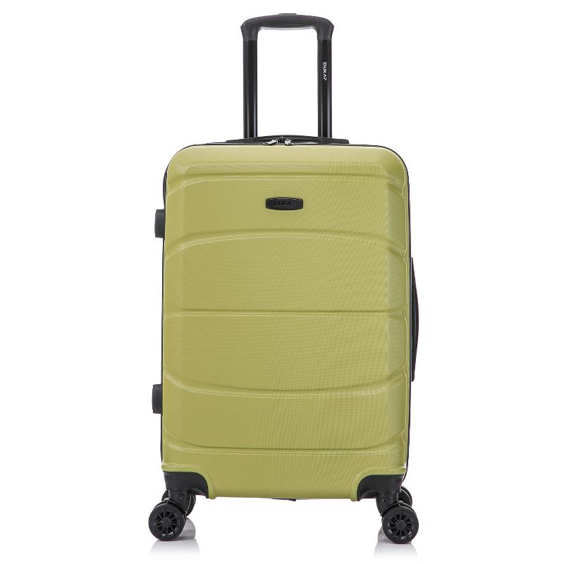 DUKAP Sense Lightweight Hardside Medium Checked Spinner Suitcase - Green, 3 of 18