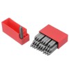 Unique Bargains High Tool Steel A-Z Letter Stamp Set for Metal Plastic 27 Pcs - 4 of 4