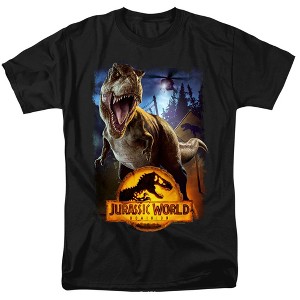 Men's Jurassic World No More Fences T-Shirt - 1 of 4