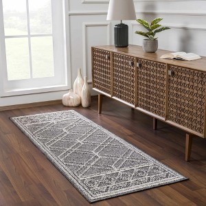 Hauteloom Diah Black & Bone Area Rug - 1 of 4