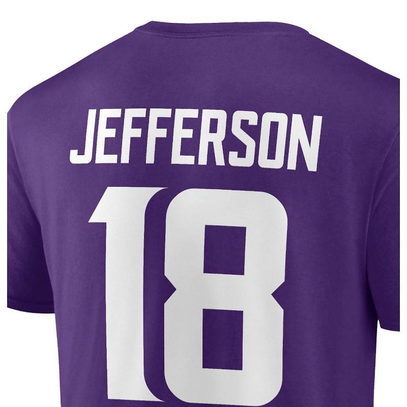 NFL Minnesota Vikings Short Sleeve Core Jefferson Big & Tall T-Shirt, 4 of 5