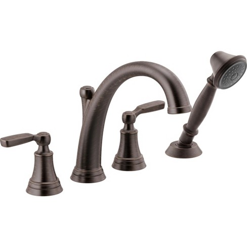 Delta Faucet T4732 Woodhurst Widespread Deck Mounted Roman Tub