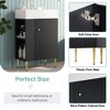 Kumasinova 21.6" Freestanding/Floating Bathroom Storage Cabinet,Bathroom Vanity with Ceramic Sink,Right/Left-Side Bathroom Cabinet for Small Bathroom - 4 of 4