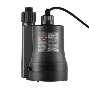 VEVOR Utility Pump, 1/3 HP, 2450 GPH High Flow, 30 ft Head, Sump Pump Submersible Water Pump Portable Utility Pump with 10 ft Long Power Cord - 1 of 4