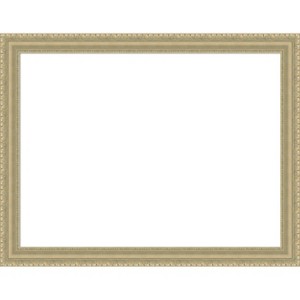 Amanti Art Champagne Teardrop Framed Dry Erase Magnetic Board - 1 of 4