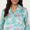 Anna-Kaci Lounge Women's 2-Piece Set Button Front Pajama Set with Ocean Print and Soft Silky Fabric for Relaxed Comfort - 4 of 4