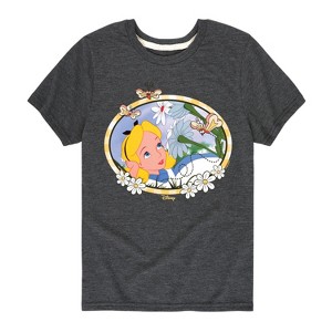 Boys' - Disney - Alice In Wonderland Short Sleeve Graphic T-Shirt - 1 of 4