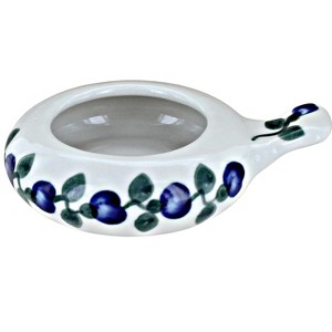 Blue Rose Polish Pottery 36C WR Unikat Candle Holder - 1 of 1