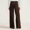 Lands' End Women's High Rise Wide Leg Corduroy Pants - 2 of 4