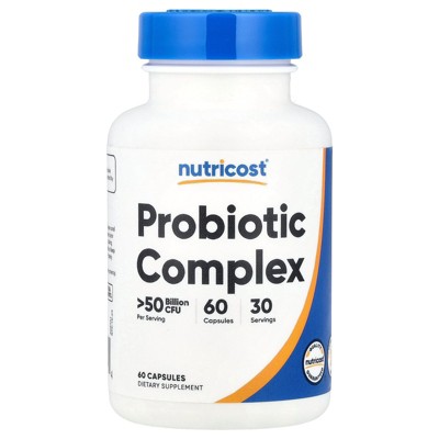 Nutricost Probiotic Complex, >50 Billion CFU, 60 Capsules