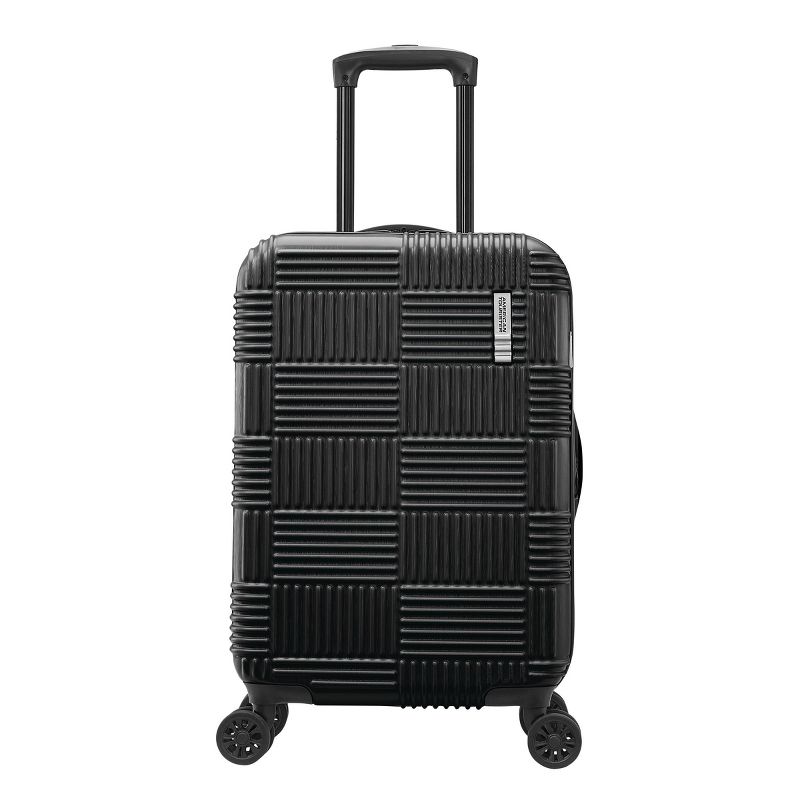 American Tourister NXT Checkered Hardside Carry On Spinner Suitcase, 1 of 19