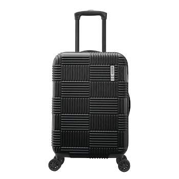 American Tourister NXT Checkered Hardside Carry On Spinner Suitcase - Blackout