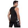 Anna-Kaci Active Men's Sleeveless Compression Tank Top with Mesh Panels and Stretch Moisture-Wicking Fabric - 4 of 4
