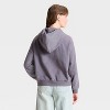 Women's Mama Floral Graphic Hoodie Sweatshirt - Gray - 2 of 3