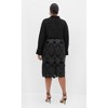Women's Plus Size Marloes Road Skirt - black | CITY CHIC - 2 of 4