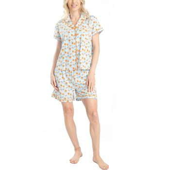 Ocean Pacific Womens Pacific Vibes Notch Short Pajama